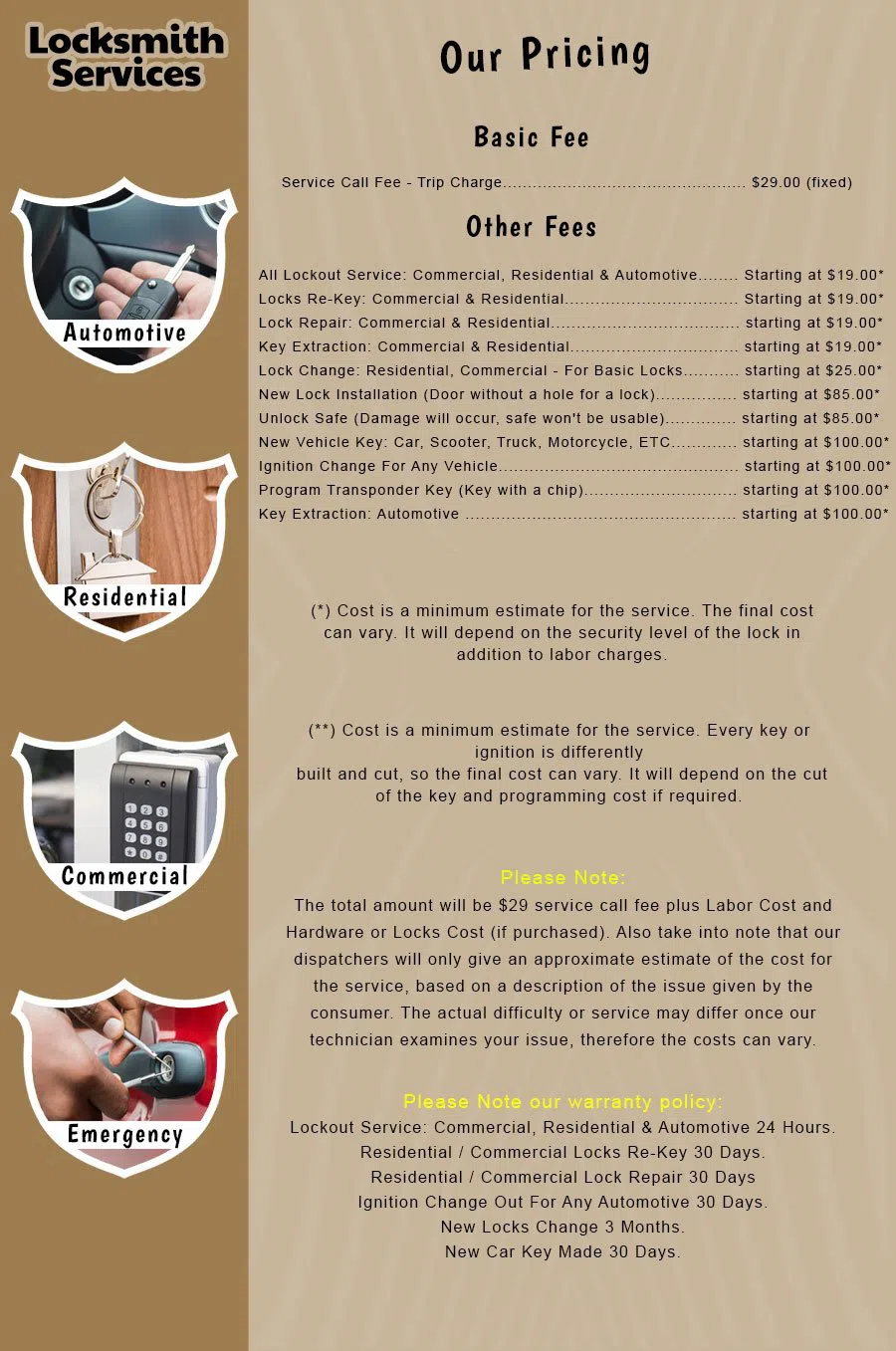 Elite Locksmith Services Redondo Beach, CA 310-955-1739